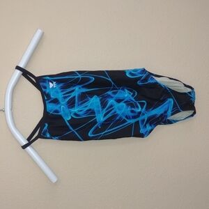 TYR Blue and Black Competition Swimsuit